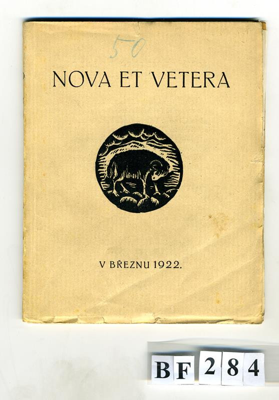 neurčený autor, Marta Florianová, Kryl & Scotti, František J. Trnka - Nova et vetera poslední. Sb. 50.
