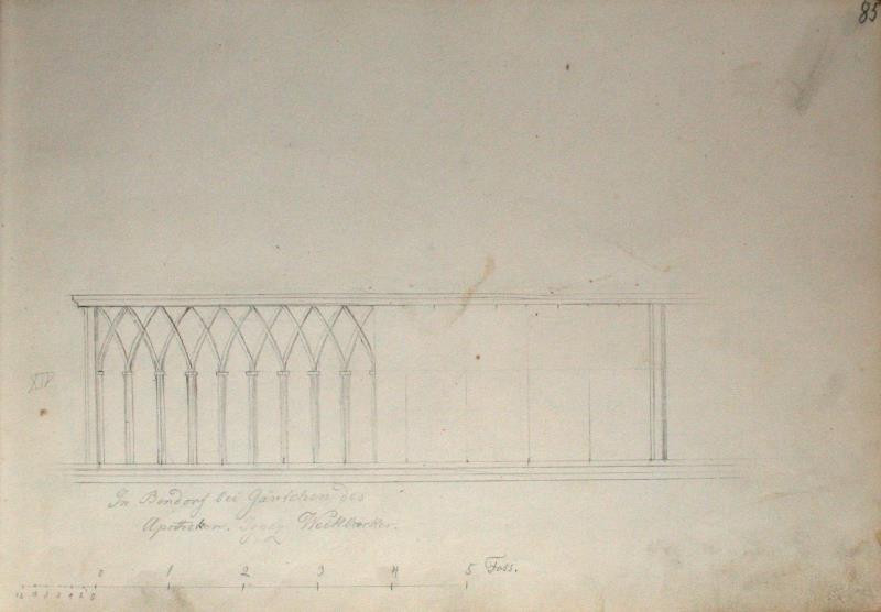 Ludvík Leopold Taubenthaler - Náčrtník architekta