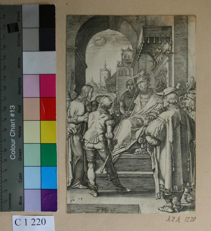 Hendrick Goltzius - Kristus  před  Pilátem