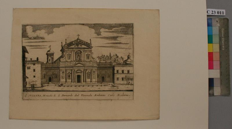 neznámý grafik italský - S.  Sussanna , Monache  di  S.  Bernardo …