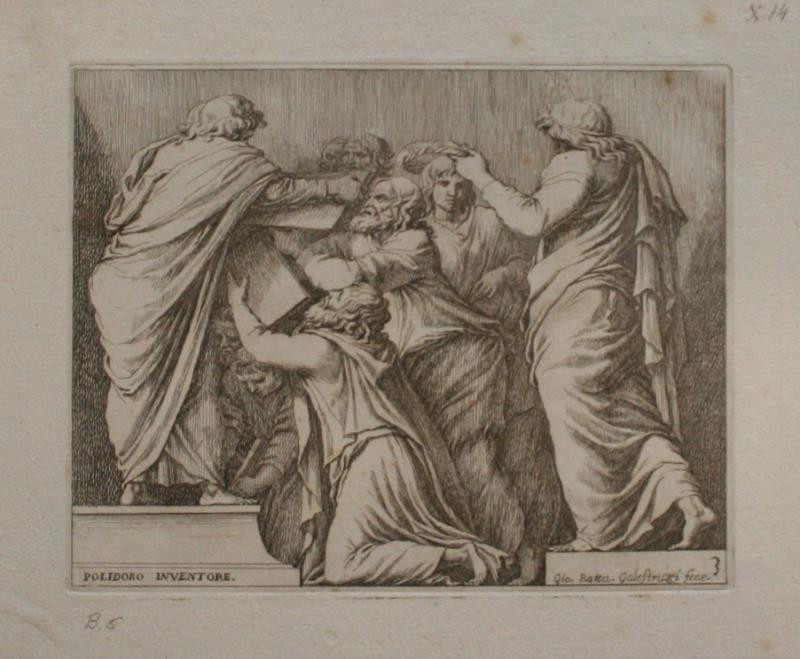 Battista Giovanni Galestruzzi - Numa Pompilius dává zákony -  římské historie 3