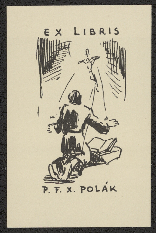 Antonín Kameník - Ex libris P.F.X. Polák