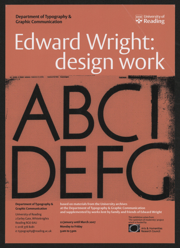 Petra Černe Oven - Edward Wright: Design Work