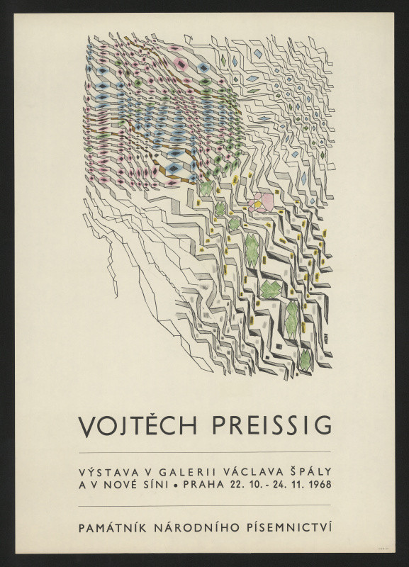 neznámý - Vojtěch Preissig. Výstava v Galerii Václ.Špály, Praha 22.10.-24.11.1968