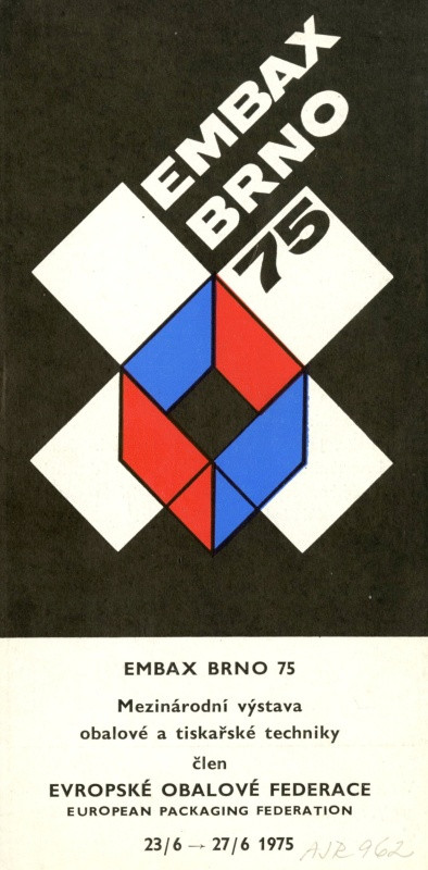 Jan Rajlich st. - Embax Print Brno 75, Mezinárodní výstava obalové a tiskařské techniky
