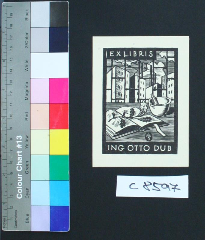 Antonín Burka - Ex libris Ing. Otty Duba