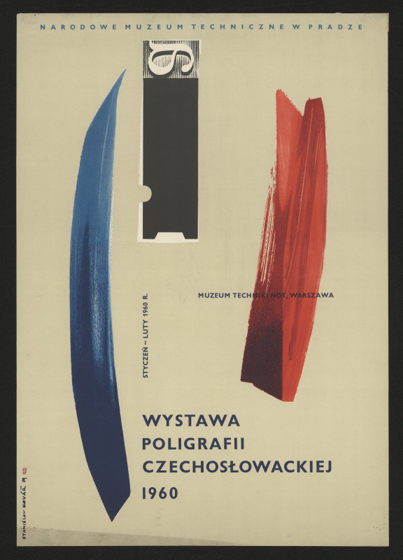 Stanislav Kovář - Wystawa poligrafii Czechoslowackiej, Warszawa 1960