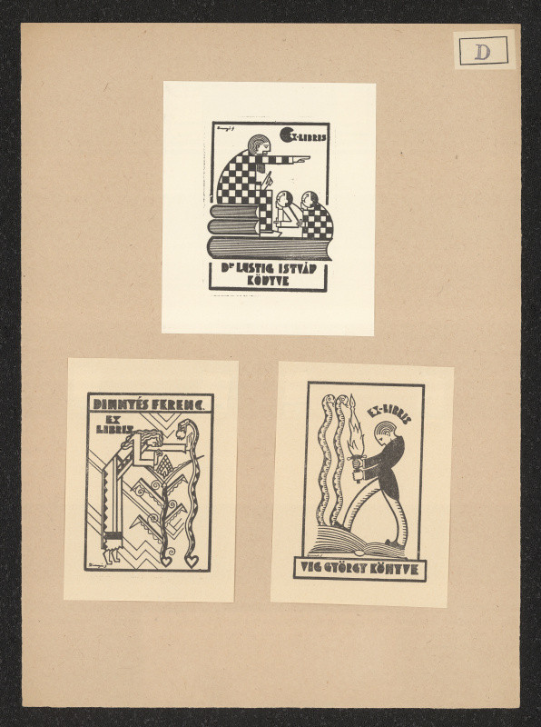 Dinnyés, Ferenc
Dürer, Albrecht - Exlibris Vig György Könyve