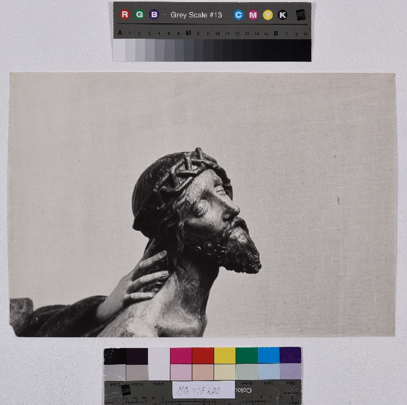 Jan Svoboda - Bez názvu (Hlava Krista s trnovou korunou), z cyklu Pojednání o plastice / Untitled, from the Essays on Sculpture cycle