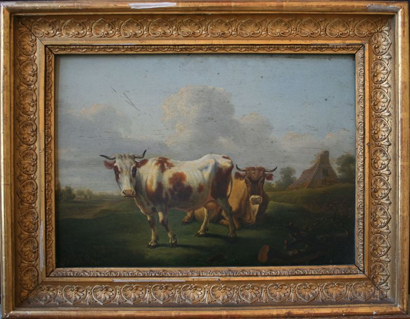Johann Dallinger von Dalling /1782 - Krávy v krajině