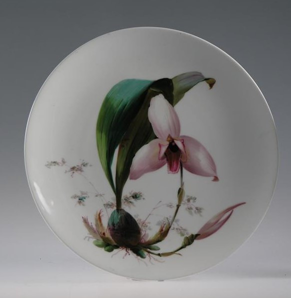 Minton - talíř s orchidejí