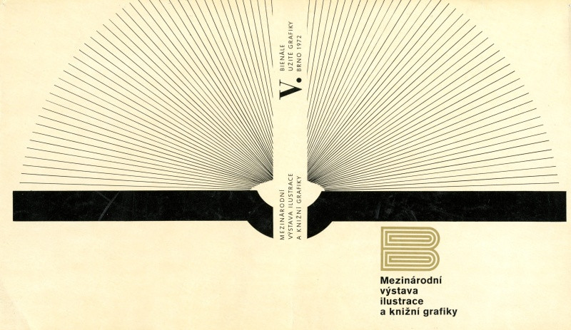 Jan Rajlich st. - V. Bienále užité grafiky Brno 1972. Mezinárodní výstava ilustrace a knižní grafiky