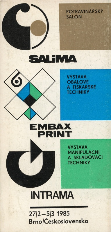 Ivan Urbánek - SALIMA..Embax Print. INTRAMA.27.2.-5.3.1985 Brno Československo