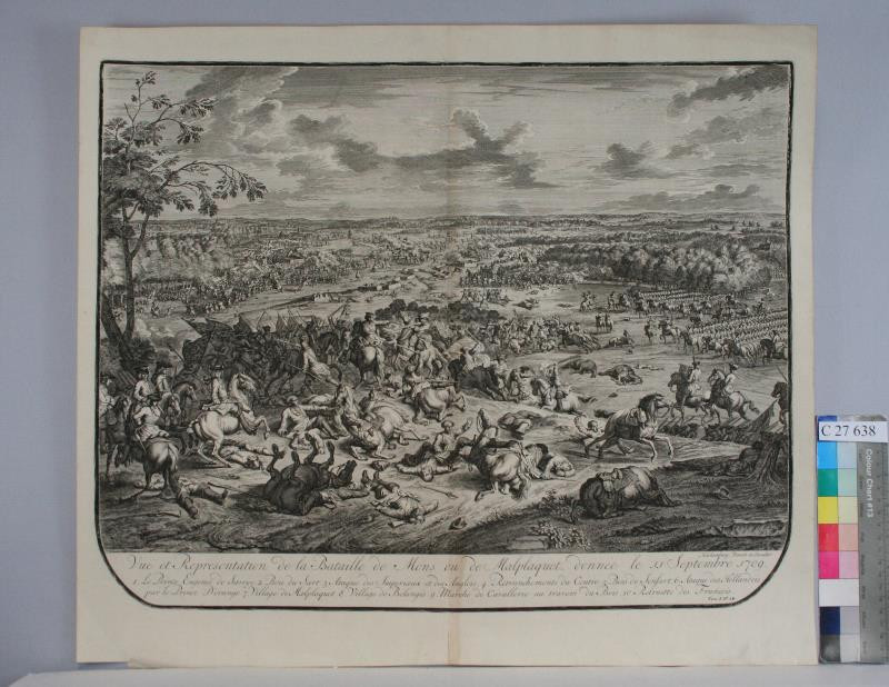 Jan van Huchtenburg - Bitva u Monty nebo Malplagnet 11. háří 1709
