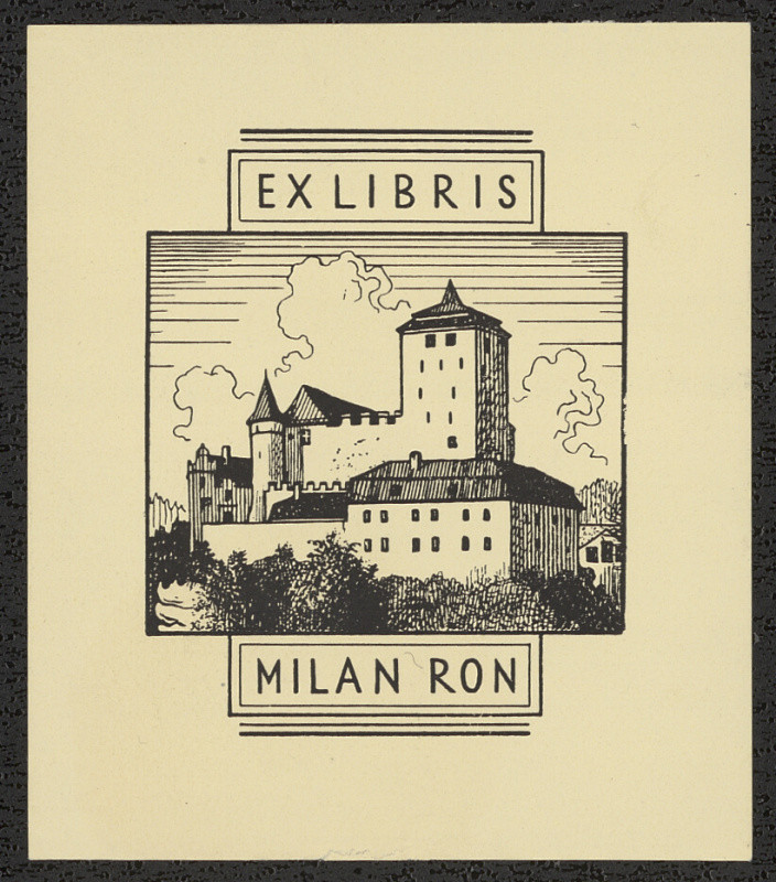 Karel Kinský - Ex libris Milan Ron