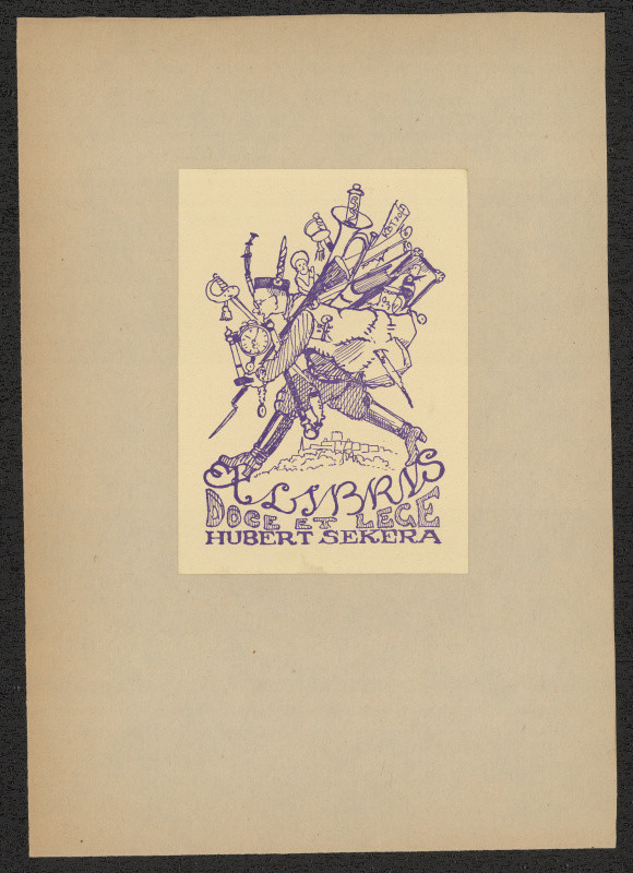 Antonín Kubát - Exlibris Hubert Sekera