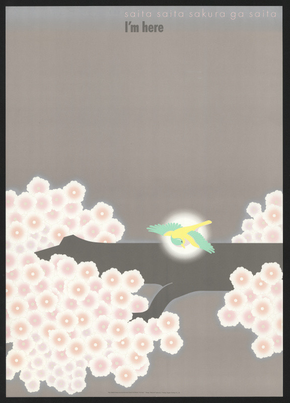 Tokiyoshi Tsubouchi - I´m here, Saita, Saita Sakura ga Saita, Jagda Peace and Environment Poster Exhibition