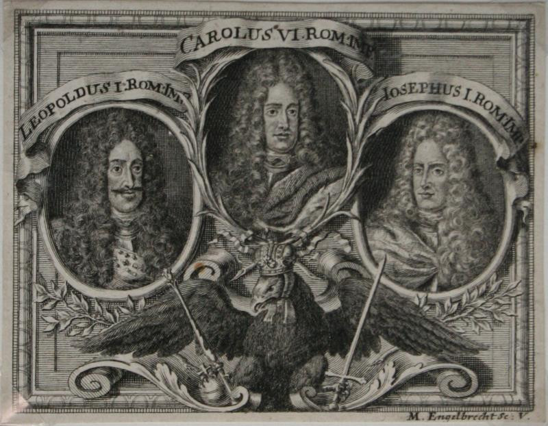 Martin Engelbrecht - Leopoldus I., Carolus VI., Josephus I.