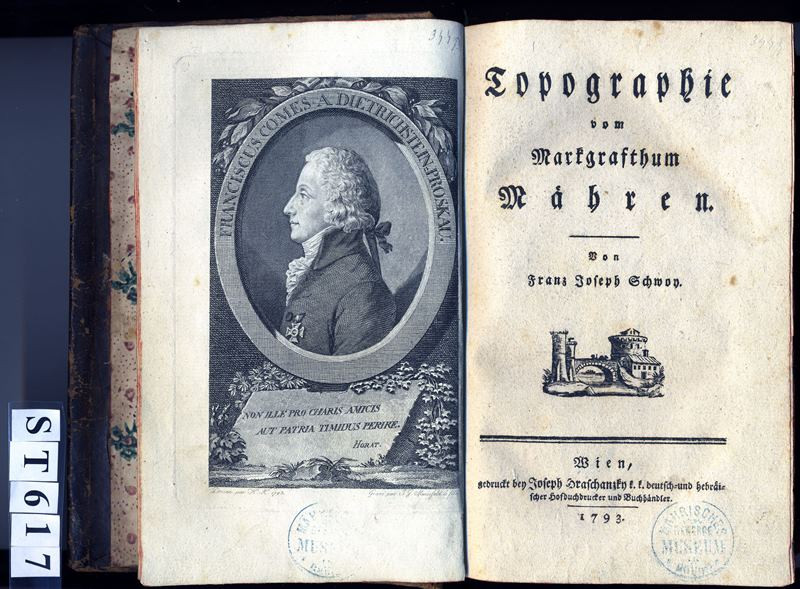 Joseph Hraschanzky, Franz  Joseph Schwoy - Topographie vom Markgrafthum Mähren. Ollmützer Kreis