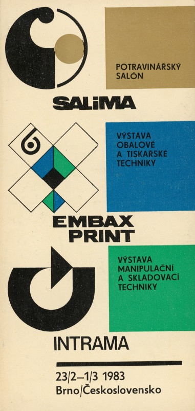 Jan Rajlich st. - SALIMA..Embax Print. INTRAMA.23.2.-1.3.1983 Brno Československo