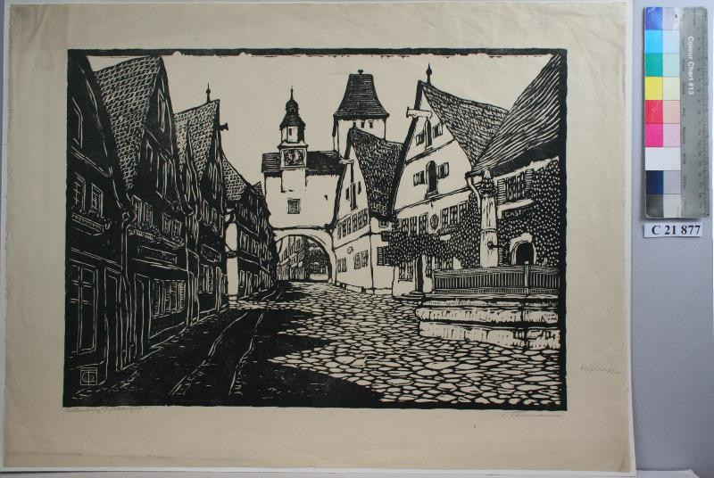 Carl Thiemann - Rödergasse  in  Rothenburg