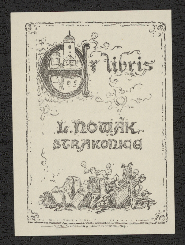 Jarko Dvořák - Ex libris 64 D. P. Baas