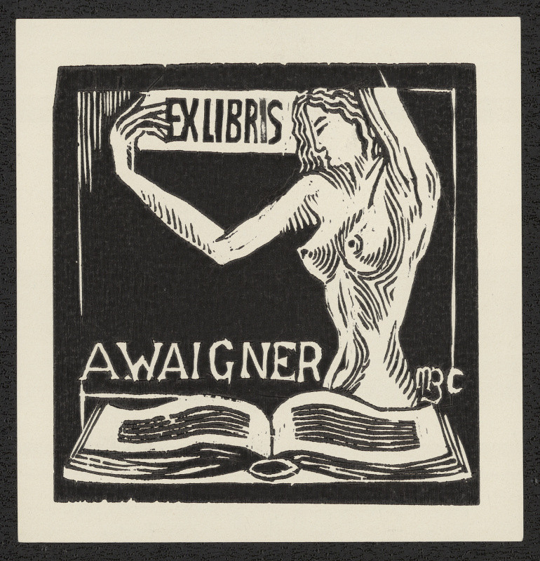 Max Chlad - Ex libris A. Waigner