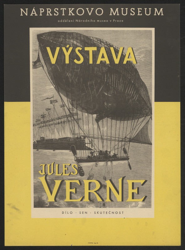 neznámý - Jules Verne - Výstav Dílo - Sen - Skutečnost oddělení Národního musea v Praze