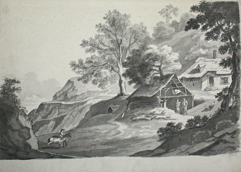 František (Franz) Richter - Chalupa v horách