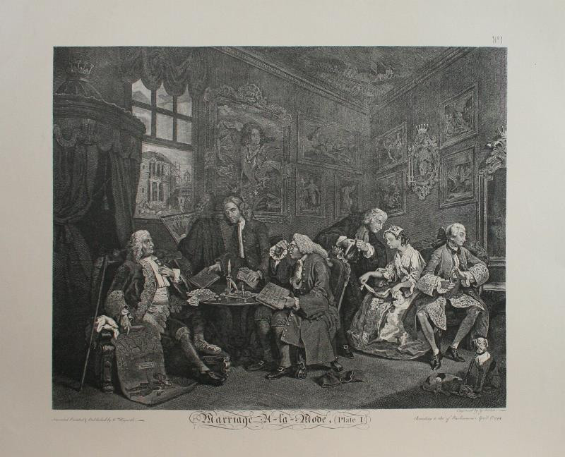 William Hogarth - Marriage a la Mode