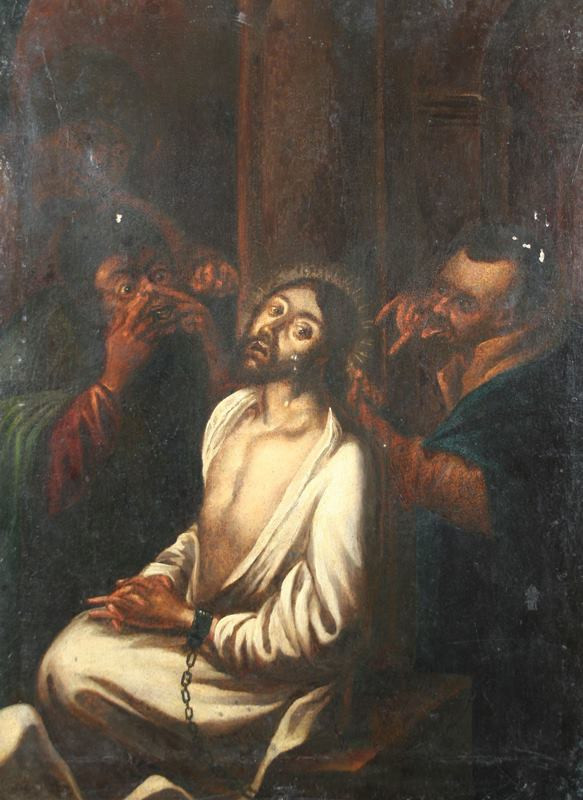 neznámý malíř - Kristus vysmíván
