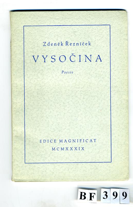 Kryl & Scotti, Zdeněk Řezníček, Magnificat (edice) - Vysočina