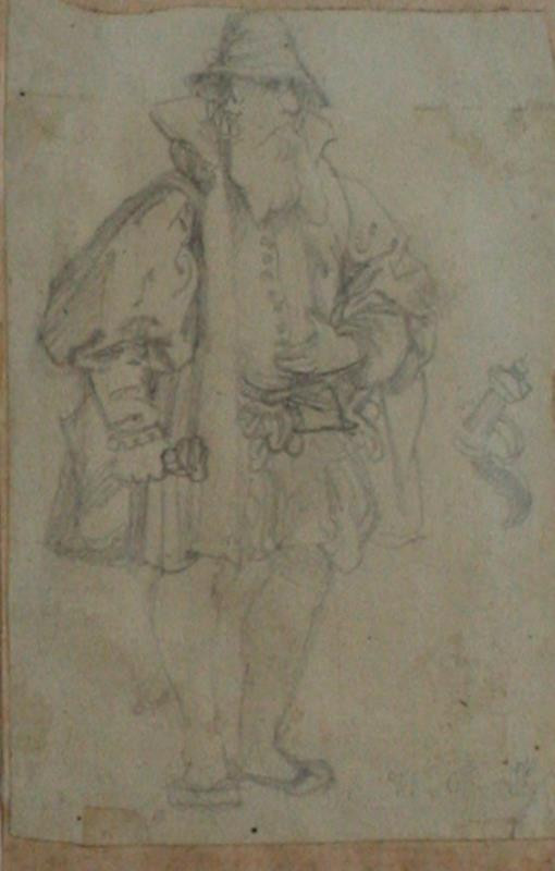 Wilhelm Camphausen - Stařec v renesančním šatu