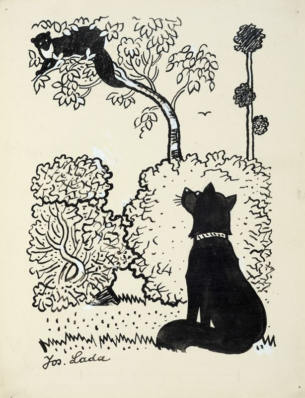 Josef Lada - Pes pod stromem