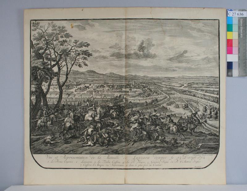 Jan van Huchtenburg - Bitva u Luzzara 15. srpna 1502