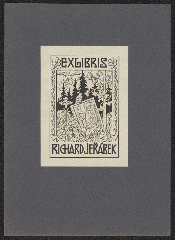 Josef (Jožka) Baruch - Exlibris Richard Jeřábek