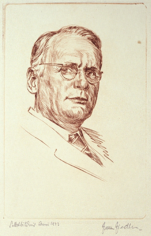 Franz Fiedler - Autoportrét