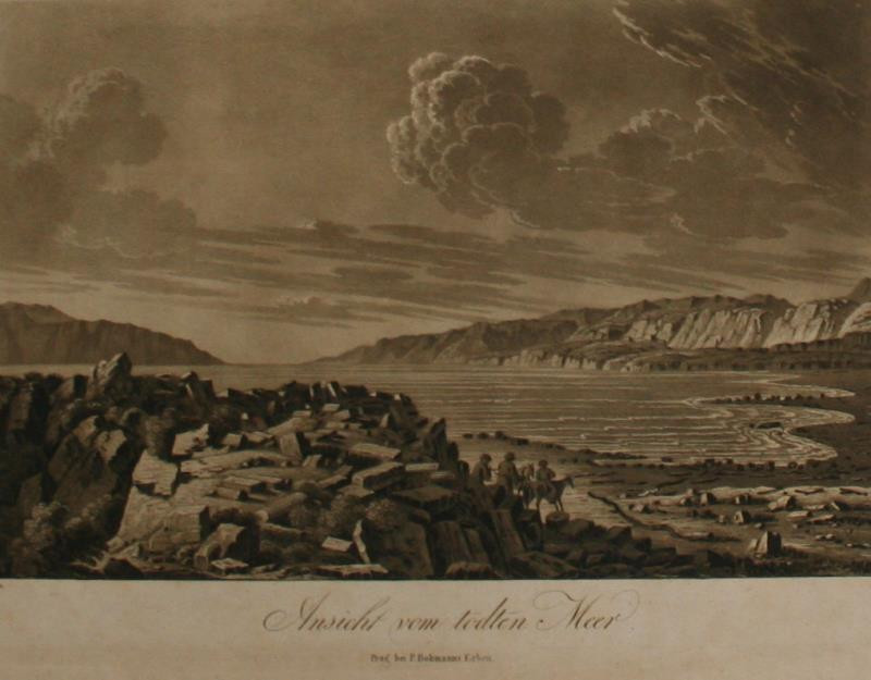 Georg (Jiří) Döbler - Ansicht vom todten Meer (pohledy z Orientu)
