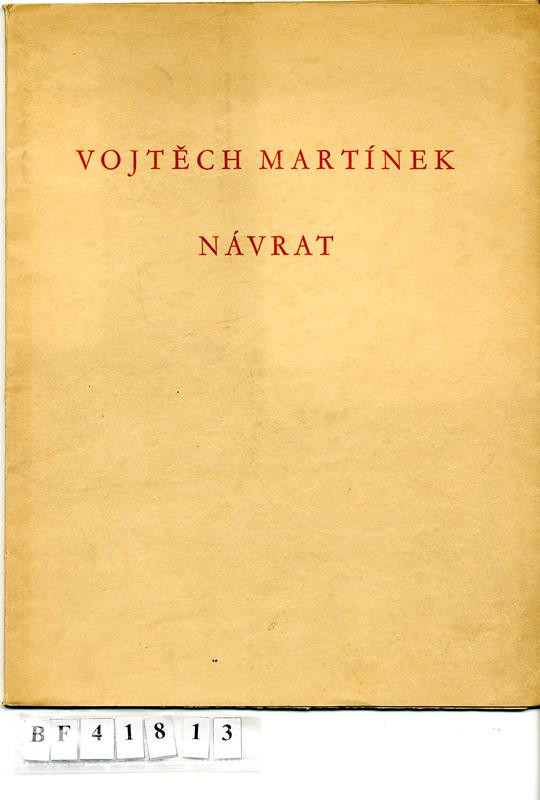 Vojtěch Martínek, Oldřich Kittrich - Návrat