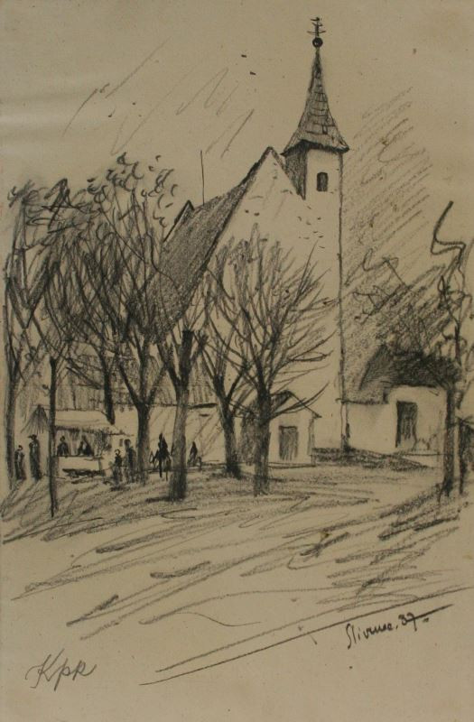 Jan Konůpek - Kostel ve Slivenci