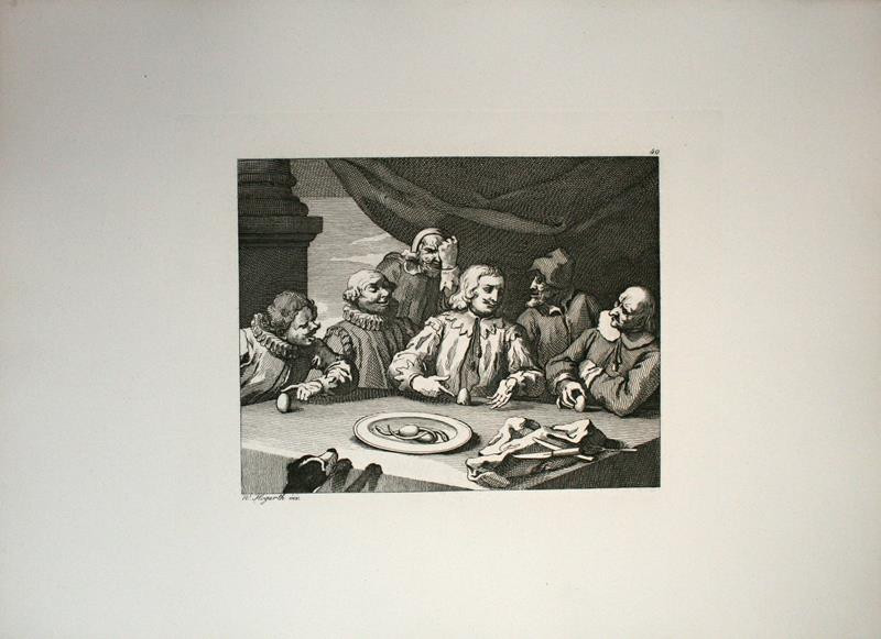 Ernst Ludwig Riepenhausen - Kolumbovo vejce. in Hogarths Werke