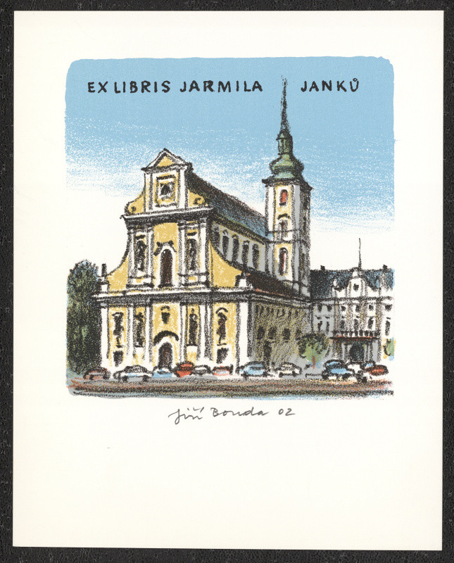 Jiří Bouda - Ex libris Jarmila Janků