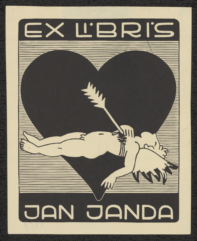 V. Janák - Ex Libris Jan Janda