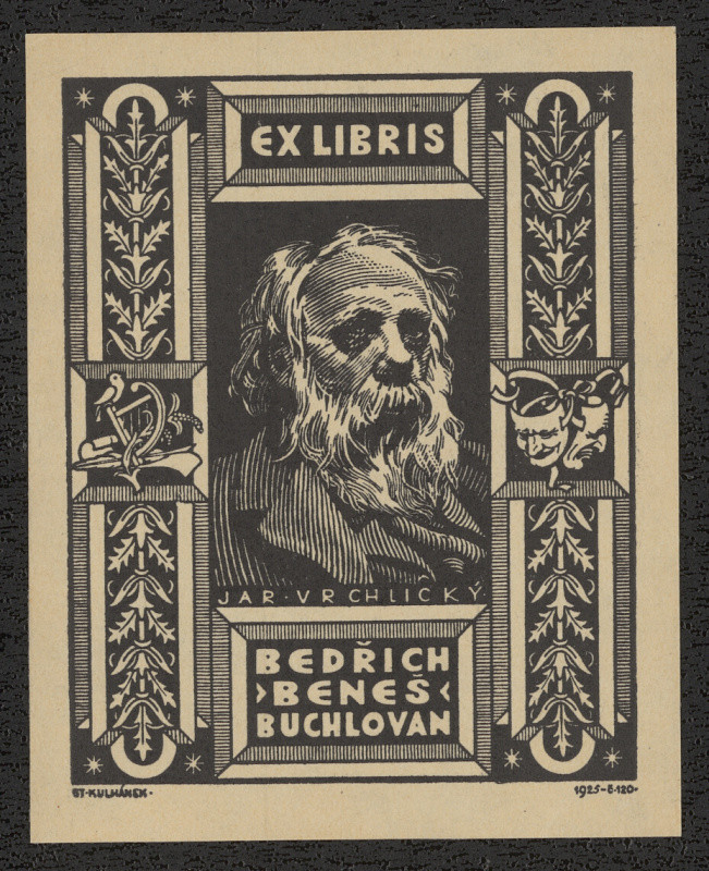 Stanislav Kulhánek - Ex libris Bedřich Beneš Buchlovan