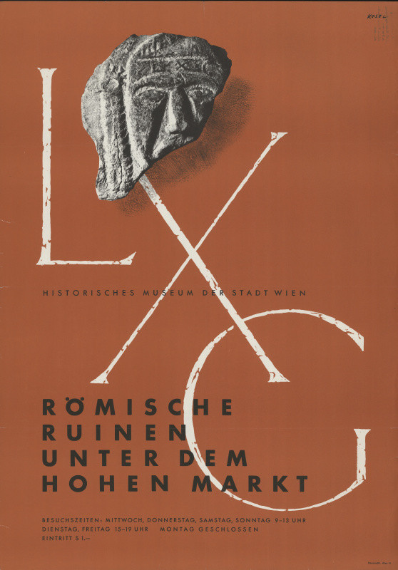Hermann Kosel - Römische ruinen unter dem Hohen Markt