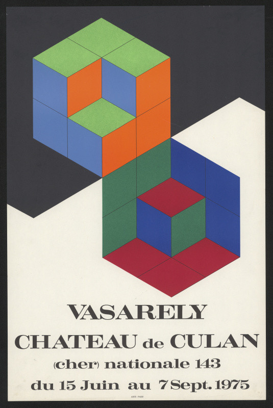 Victor Vasarely - Vasarely chateau de Culan