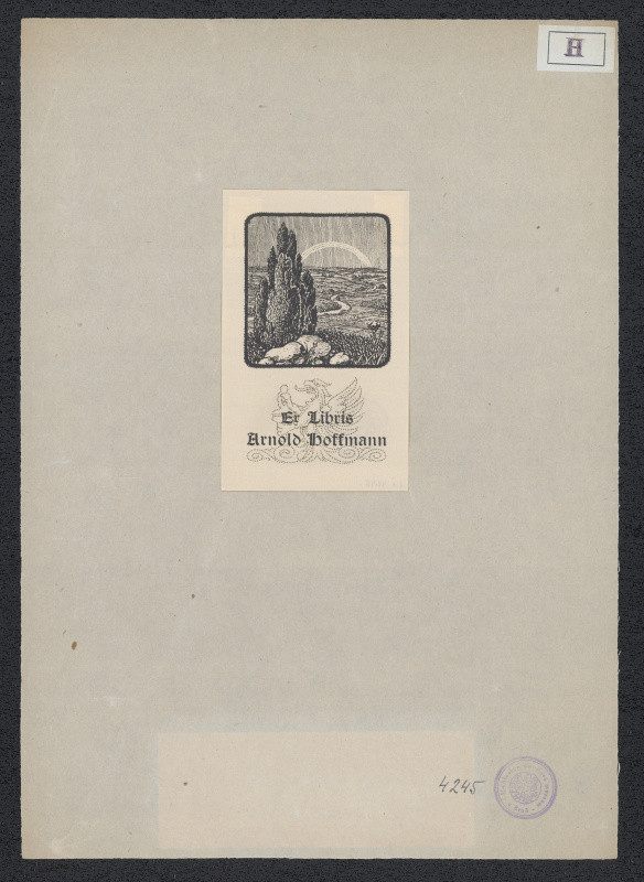 Arnold Hoffmann - Ex libris Arnold Hoffmann