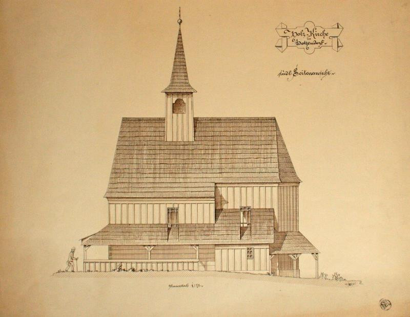 A. Franz - Dřevěný kostel na sev. Moravě