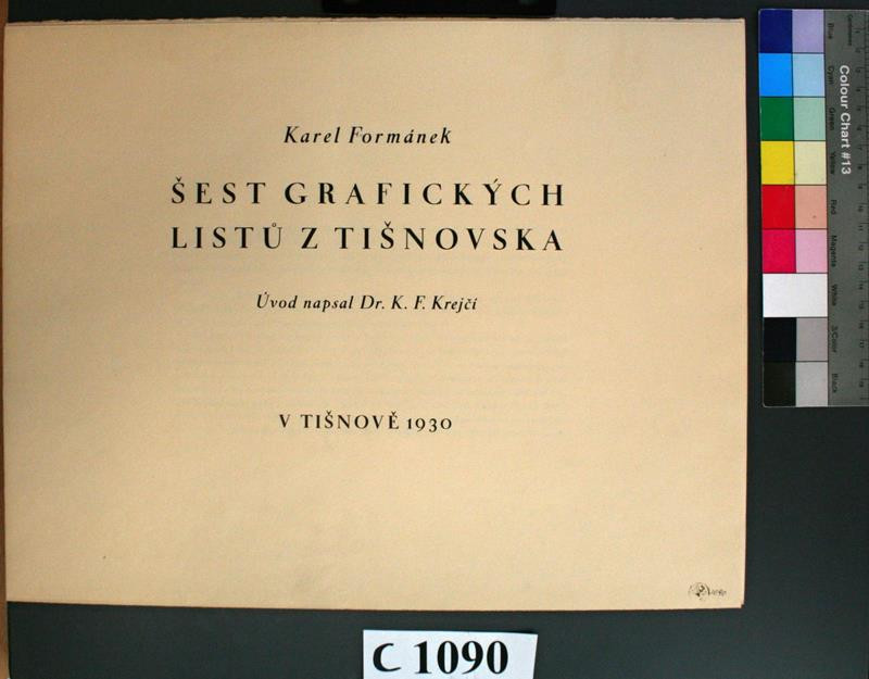 Karel Formánek - Tišnovsko - soubor /obálka/