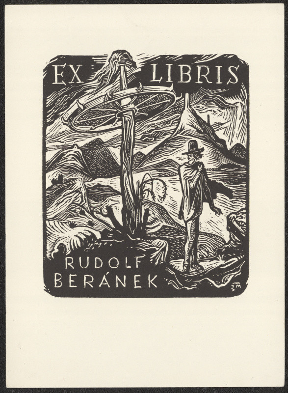 Jindřich Mahelka - Ex libris Rudolf Beránek